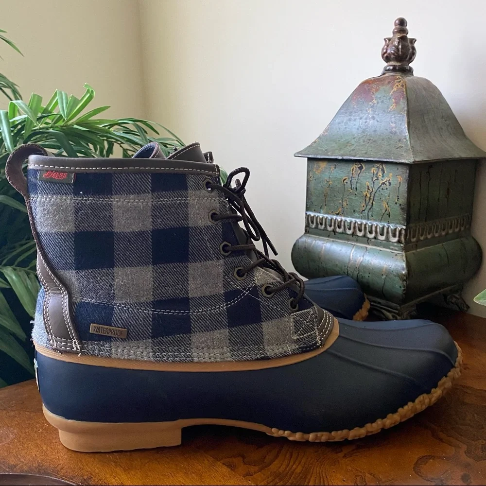 G.H.Bass Plaid Duck Boots